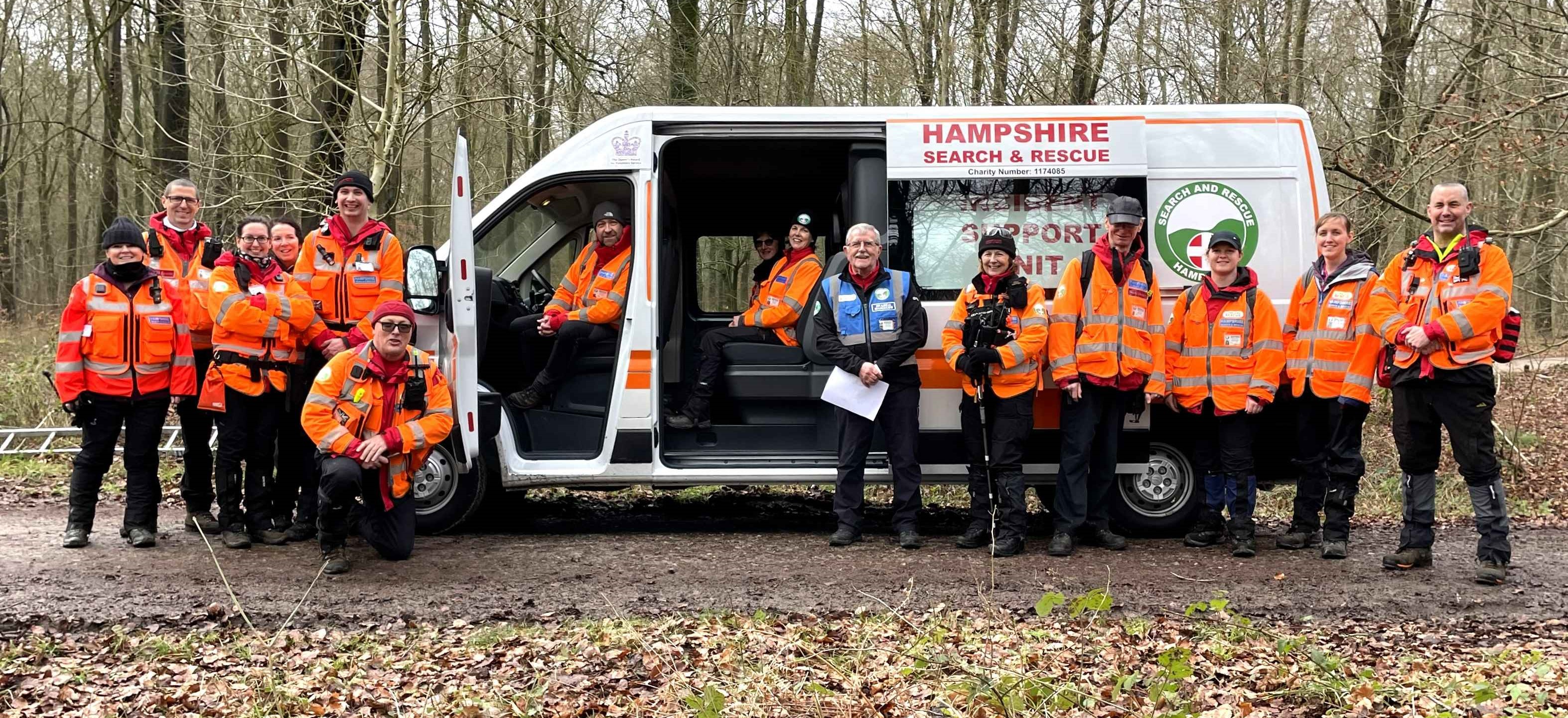 Image of teams next to funded van